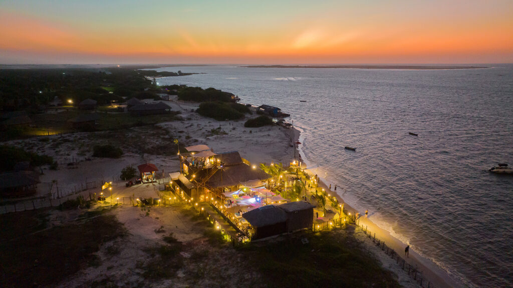 Pôr do sol em Atins do Atins Charme Beach Bar