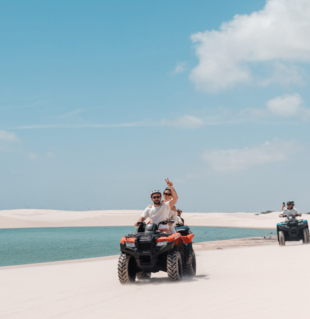 quadriciclo pelos lençóis maranhenses