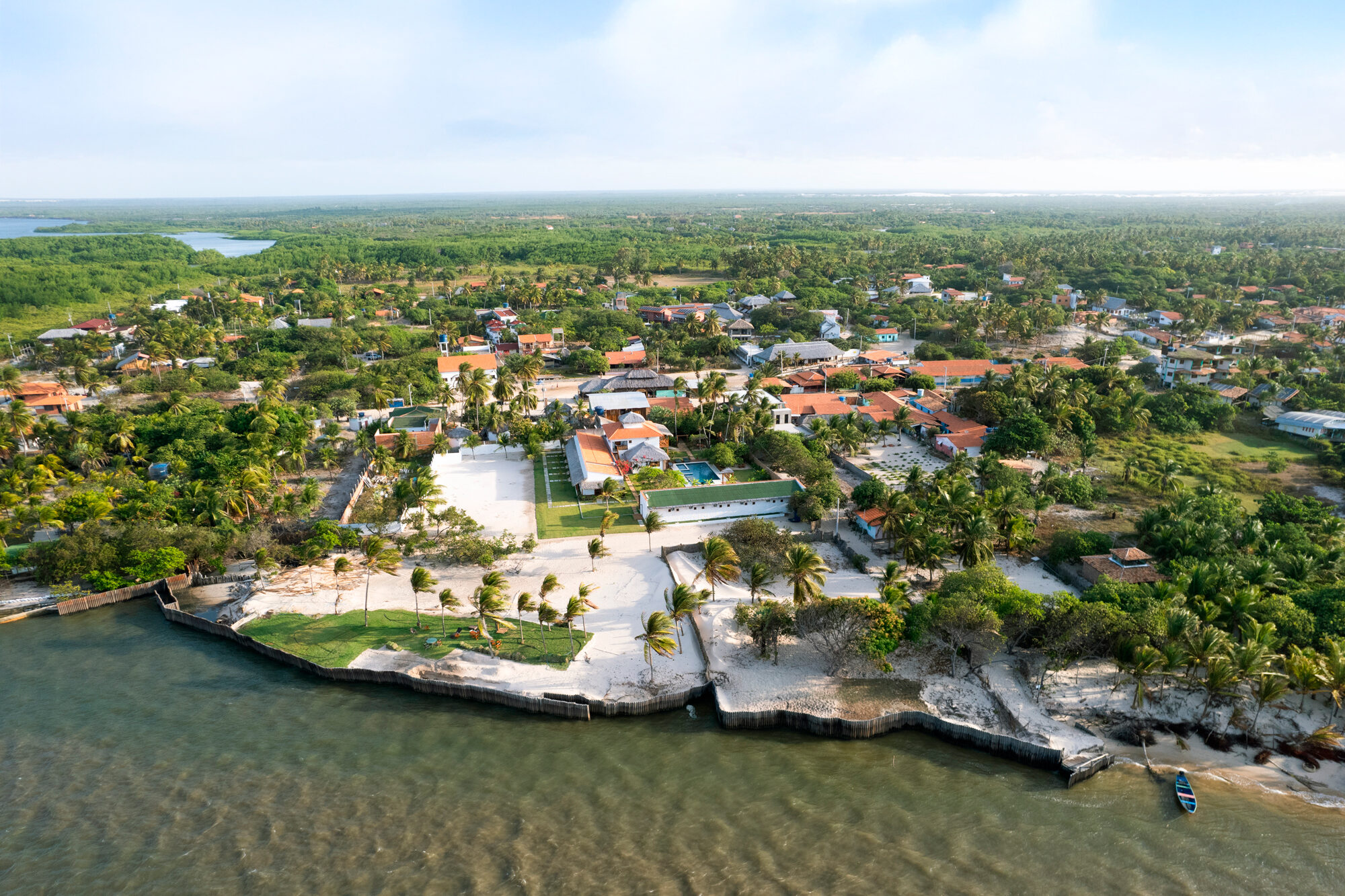 Aerial view of Atins