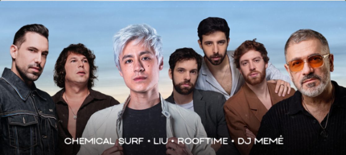 Atrações da noite de 02.01: Chemical Surf, Liu, Rooftime e DJ Memê